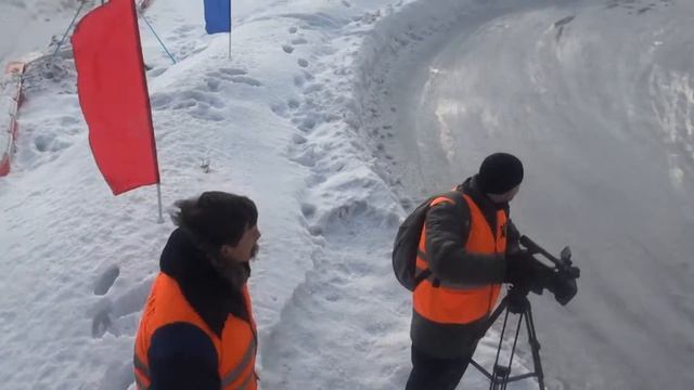 6 этап 3 заезд боец УСЦ Перово 01 02 2015 камера 2