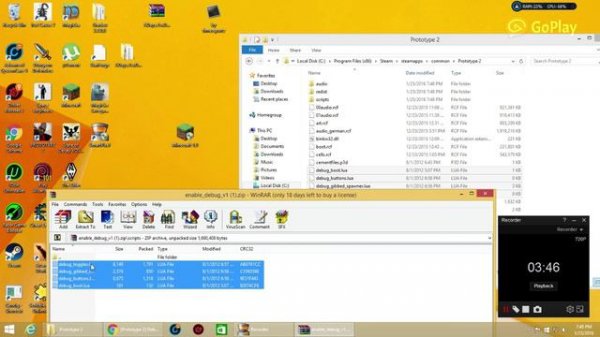 Prototype 2 How to install debug mod (updated video)