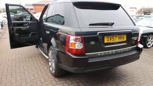 Range Rover Sport TDV8 3.6 Finished In Java Black At Rix Motor Company Warrington смотреть онлайн