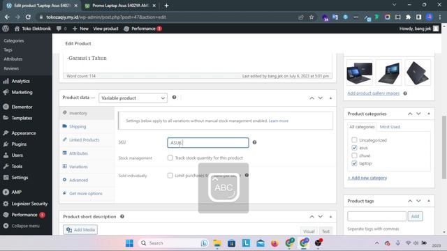 Input Varian Produk Di Woocommerce Wordpress смотреть онлайн