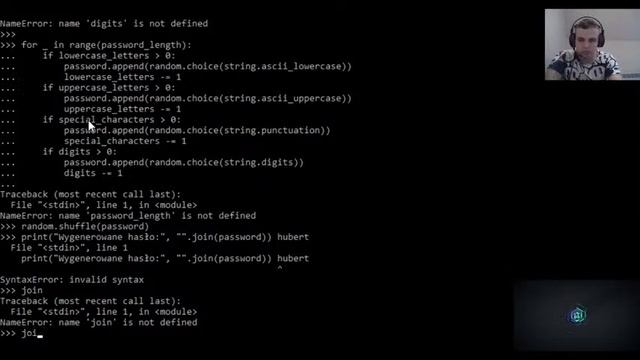 Python - testowanie komend (live) смотреть онлайн