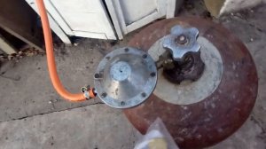 ремонт газовой плитки и замена газового баллоного  редуктора