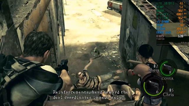 Resident Evil 5. Biohazard 5.Remastered (2015). GTX 1070 TI + i5-8400. SETTINGS: /ULTRA/.1080р смотреть онлайн