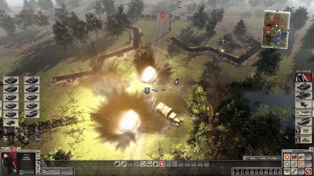 GERMAN STRIKE NEAR MOSCOW | DOM MOD | Men of War: Assault Squad 2 [MOD] Gameplay смотреть онлайн