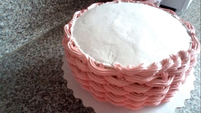 Торт "Корзина с тюльпанами"!!!Оформление! смотреть онлайн