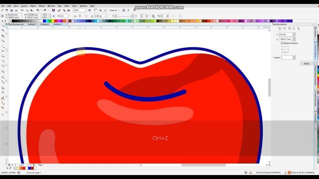 How to Drawing Apple Vector Art in Coreldraw for beginner | coreldraw tutorial #vectorart смотреть онлайн