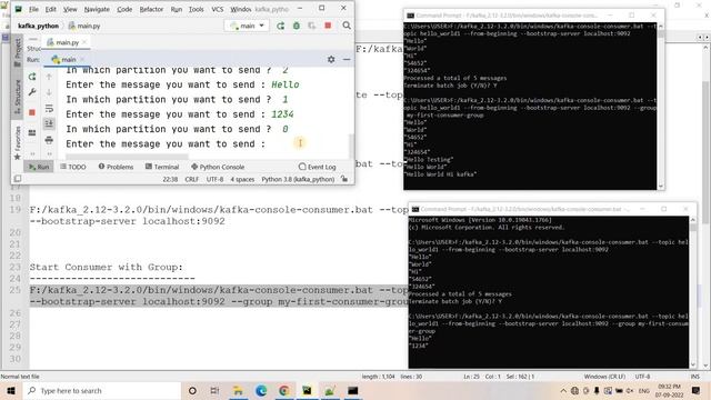 Kafka Consumer Groups CLI Demo | Kafka-Python смотреть онлайн