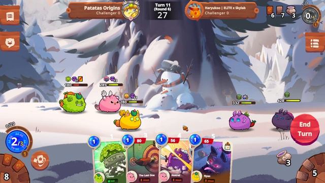 Challenger 0: Satisfying 1 HP Win Over Evil Poison-Reflect! P.O.TV: (Battle) Axie Infinity Origin S смотреть онлайн