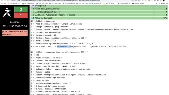 #8 - Generate Random Email String in POST Call in #Karate [Latest 2022] смотреть онлайн