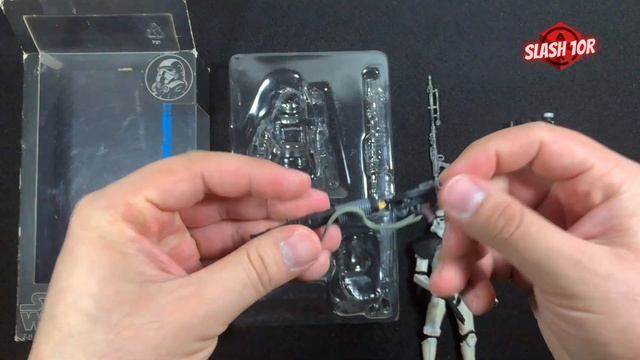 Star Wars Black Series Sandtrooper (Black Pauldron) Hasbro Review #starwars #unboxing #review смотреть онлайн