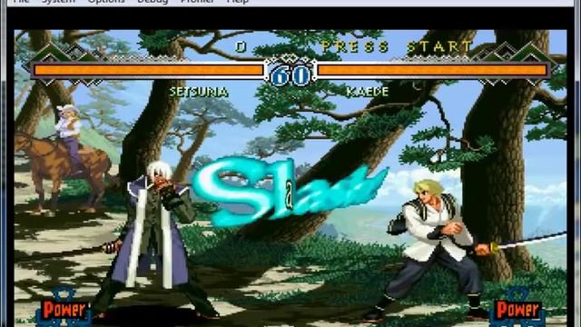 The Last Blade 2: Heart of the Samurai on nullDC 1.0.4 - Sega Dreamcast Emulator смотреть онлайн