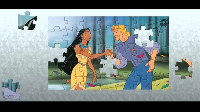 Disney Pocahontas Story Jigsaw Puzzle for kids смотреть онлайн