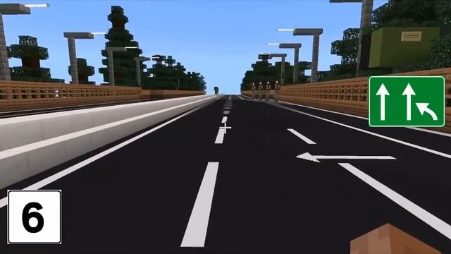 Minecraft Freeways A1- A54 with ROAD MOD and SIGNS [Minecraft Realistic Driving] смотреть онлайн