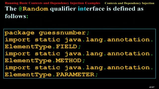 Running the Basic Contexts and Dependency Injection Examples смотреть онлайн