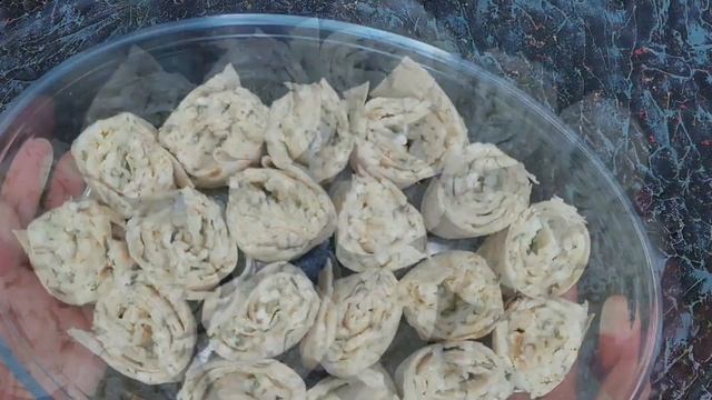 Очень простой рецепт. Пирог из лаваша. смотреть онлайн