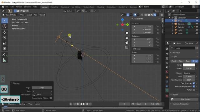 Blender2.8 Tutorial: Synth Knob modeling #2 Animation (English sub available) смотреть онлайн