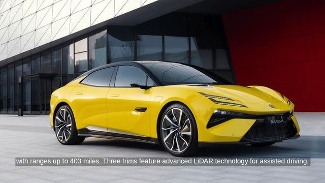 Lotus launches Emeya electric sedan in China with starting price of $92,830 смотреть онлайн