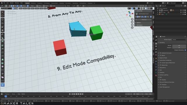 CAD Style Precision Movement In Blender 2.83 | CAD Transform Addon смотреть онлайн