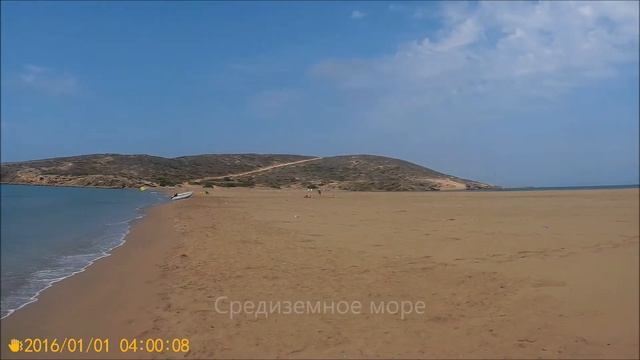 Путешествуем сами. Греция, о. Родос. Мыс Прасониси. "Поцелуй" двух морей. смотреть онлайн