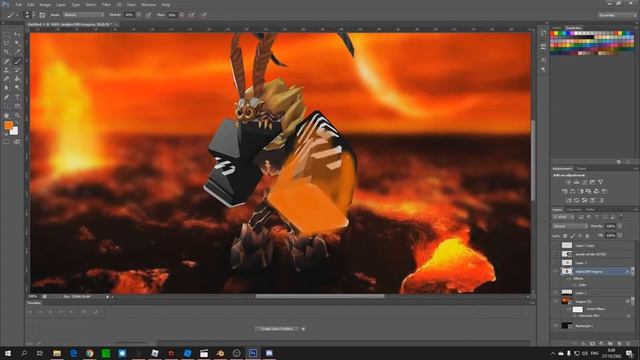 ทำ Roblox GFX จาก Photoshop, Blender, Roblox ST (Epic!) смотреть онлайн