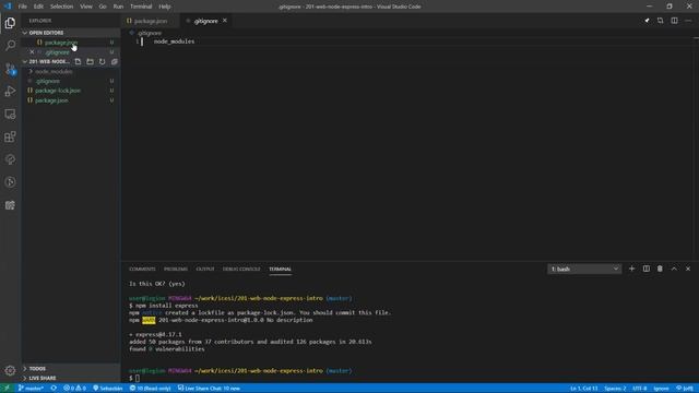 201 - Web - Node intro ExpressJS - Parte 1 смотреть онлайн