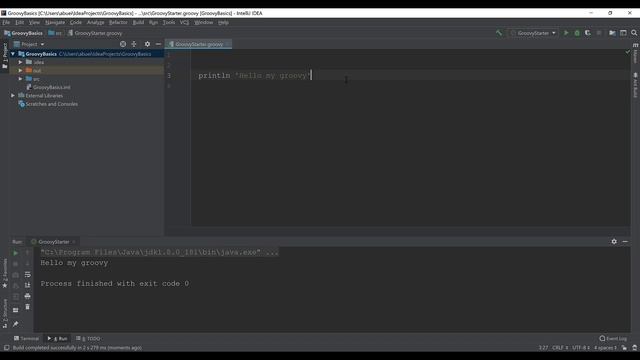 Groovy –The Basics— смотреть онлайн