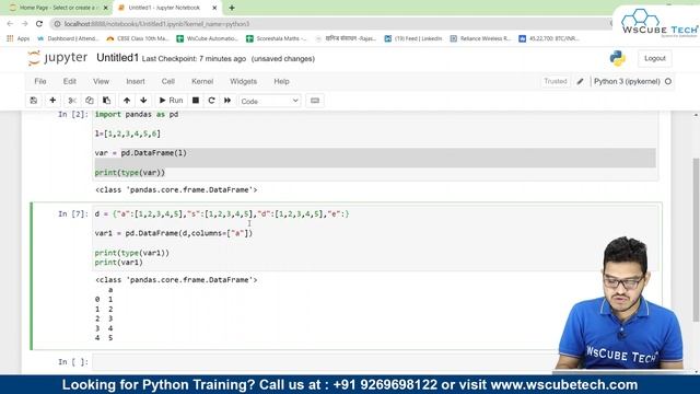 Basics of DataFrames in Pandas | Data Structure - Python Pandas Tutorial смотреть онлайн