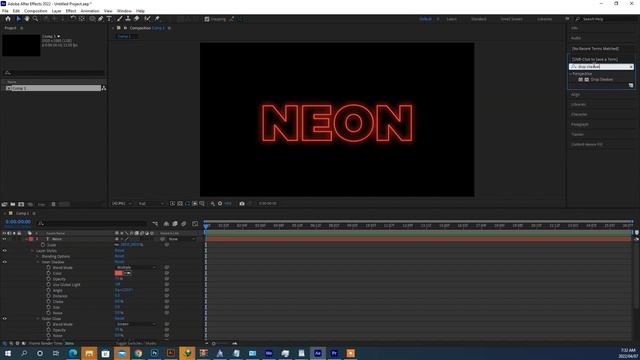 How to make neon sign effects in after effect without any plugin смотреть онлайн