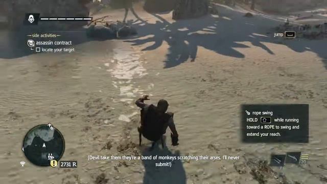 Assassin's Creed 4 Black Flag - Crooked Island - Assassin contract Deserter смотреть онлайн