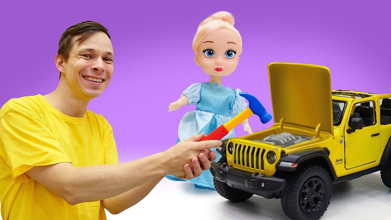 Новые куколки для детей Принцессы Дисней - Играй в куклы Disney с нами! Новые веселые видео игры смотреть онлайн