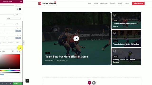 How to Use Sline Slider by Ultimate Post Kit in Elementor | Best WordPress Posts Addon смотреть онлайн