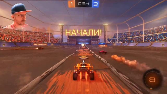 ГОНКИ Rocket League — аркадная гоночная игра в жанре футбола смотреть онлайн