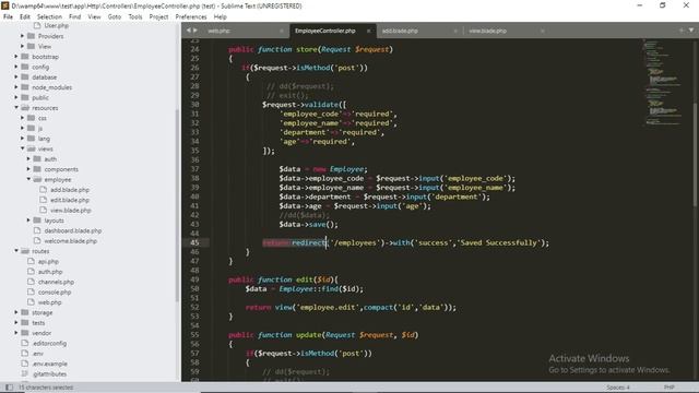 CRUD Operation in Laravel смотреть онлайн