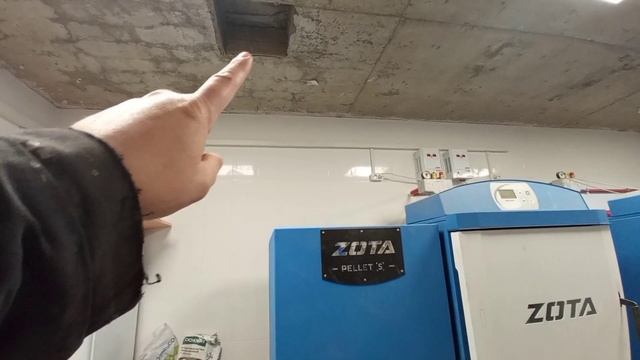 Пеллетный котёл ZOTA pellet S- увеличение бункера смотреть онлайн