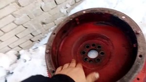 #Лтз60аб.Маховик для установки МТЗовского мотора на Т40.