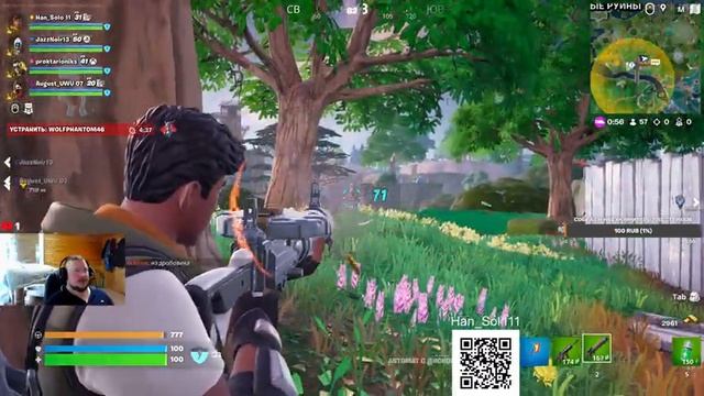 Fortnite -_- Играем Сквадом -_- . смотреть онлайн