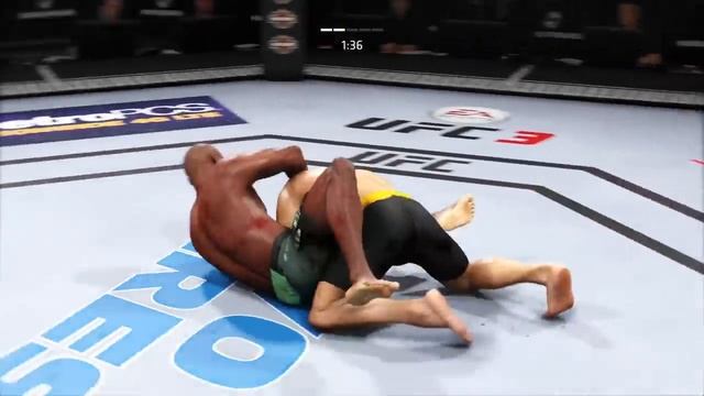 Bruce Lee vs. Kamaru Usman (EA Sports UFC 3) смотреть онлайн