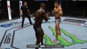 Адесанья против Коста полный бой на Русском | Adesanya vs Costa full fight UFC 253