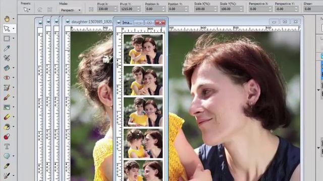 Create a Photo Booth strip with a script in PaintShop Pro смотреть онлайн