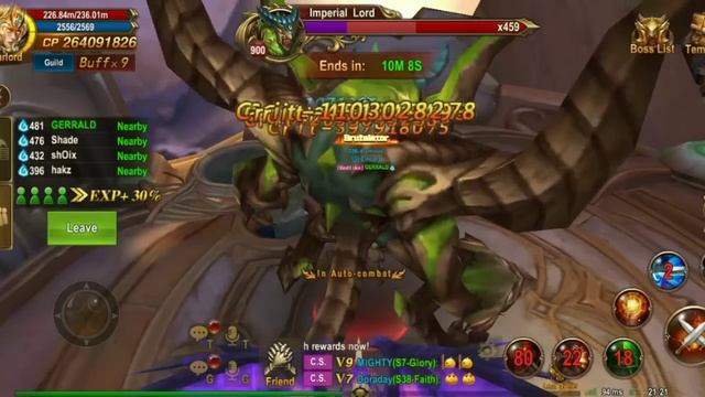 War of Rings - Inferno Realm - Imperial Lord lvl 900 test #8 (Succes) смотреть онлайн