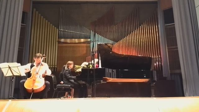 "Grand - Tango" Astor Piazzolla. Alexey Kiselev (cello) and Alexander Musicians (piano) смотреть онлайн