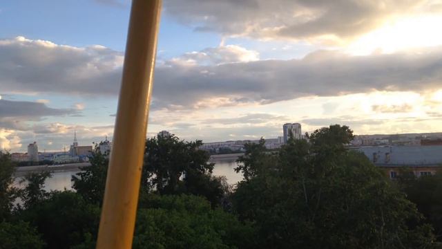 Благовещенск колесо обозрения городской парк. We we see China on the Ferris wheel. смотреть онлайн