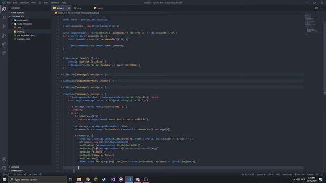 Discord.js Tutorial Series Episode #5 Mod mail system смотреть онлайн