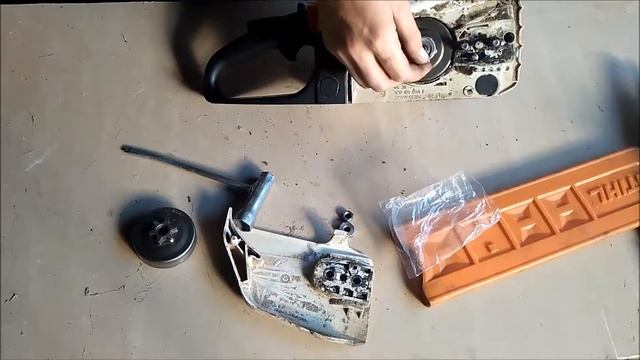 Выбор цепи/Замена звёздочки на STIHL MS180/рекомендации по выбору цепи смотреть онлайн