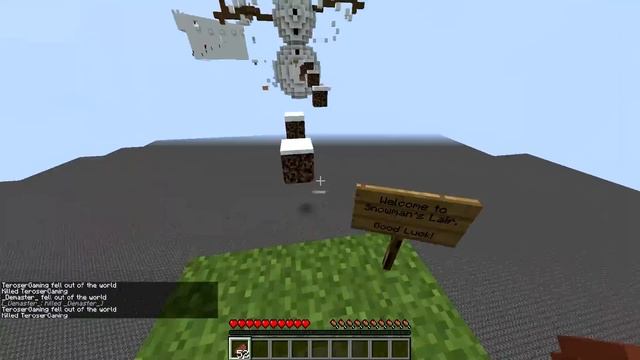 ОГРОМНЫЙ СНЕГОВИК С СЕКРЕТНЫМ МЕСТОМ! САМАЯ ДЛИННАЯ КАРТА В МАЙНКРАФТЕ - Longest Parkour №7 смотреть онлайн