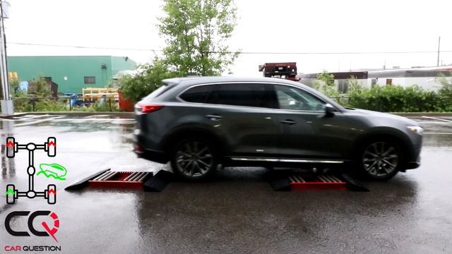 Mazda CX-9 AWD Roller Test With Off-Road Traction Assist!