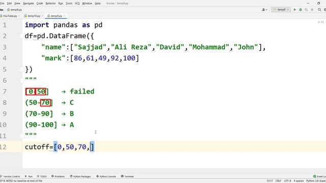 Python Pandas cut() Function - Clearly Explained with Example смотреть онлайн