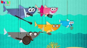 Акуленок, Моя семья |Песенки для детей| Мультик развивающий для малышей