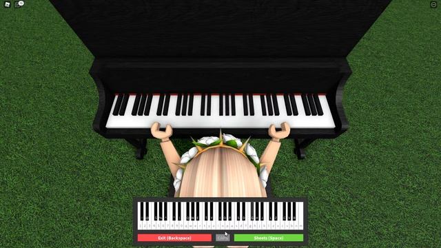 Fallen Down - Undertale Roblox Piano (simple) смотреть онлайн