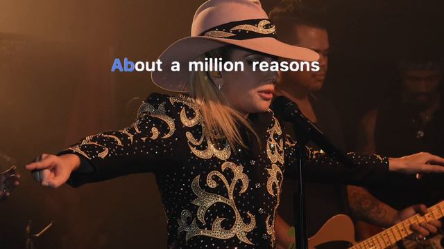 Lady Gaga - Million Reasons Karaoke смотреть онлайн